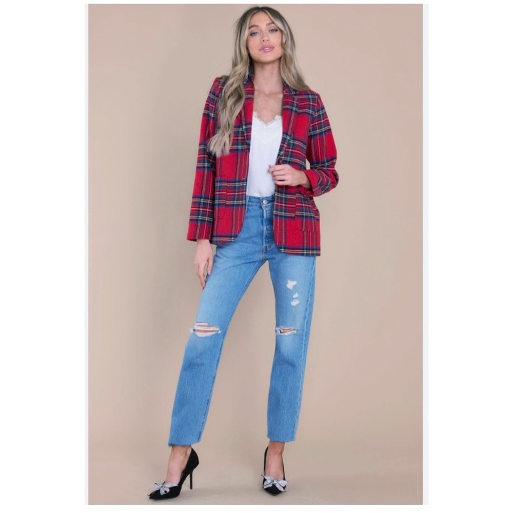 Vintage Pendleton Plaid Blazer - Picture 8 of 9